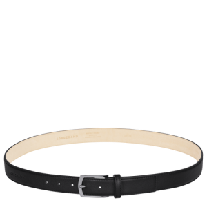 Opasky Longchamp 3D Kozene Panske Čierne | EYTGUQ149