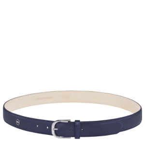 Opasky Longchamp Le Pliage Kozene Damske Modre | LSYFBK674