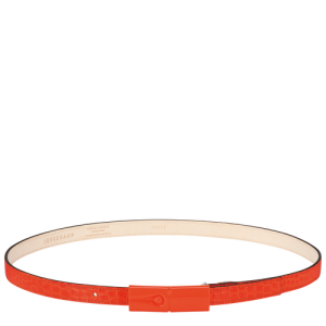 Opasky Longchamp Roseau Kozene Damske Oranžové | ATRHVN351