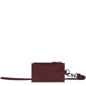 Penazenka Na Mince Longchamp 3D Kozene with necklace Damske Červené | PXGAMI059