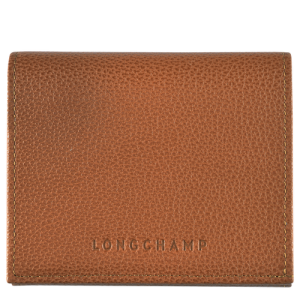 Penazenka Na Mince Longchamp Le Foulonné Kozene Panske Hnede | CEHMQZ461