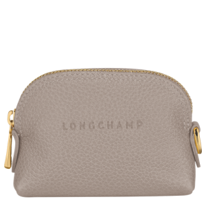 Penazenka Na Mince Longchamp Le Foulonné Kozene Damske Siva | KEVZFD854