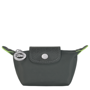 Penazenka Na Mince Longchamp Le Pliage Green Platene, Recycled canvas Damske Siva | FXKERU943
