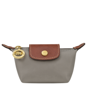 Penazenka Na Mince Longchamp Le Pliage Original Platene, Recycled canvas Damske Siva | CWDPKQ694