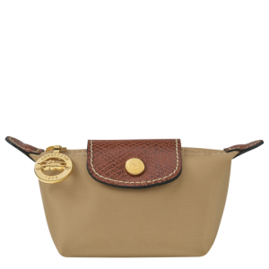 Penazenka Na Mince Longchamp Le Pliage Original Platene, Recycled canvas Damske Béžové | OCTSAH730