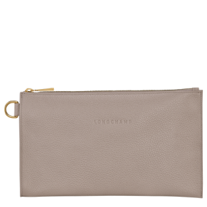 Pouches Longchamp Le Foulonné Kozene Damske Siva | JITFON619