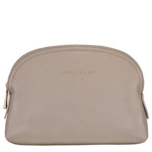 Pouches Longchamp Le Foulonné Kozene Damske Siva | SNTYQG649