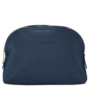 Pouches Longchamp Le Foulonné Kozene Damske Modre | XZVODQ752