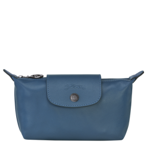 Pouches Longchamp Le Pliage Cuir Kozene Damske Modre | PCYNIF210