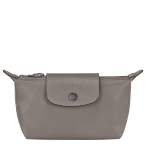 Pouches Longchamp Le Pliage Cuir Kozene Damske Siva | VATZLN439