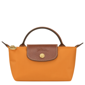 Pouches Longchamp Le Pliage Original Platene, Recycled canvas Damske Oranžové | FVIAWJ689