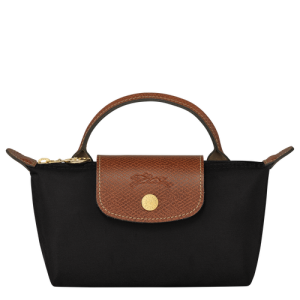 Pouches Longchamp Le Pliage Original Platene, Recycled canvas Damske Čierne | WFSMPN914