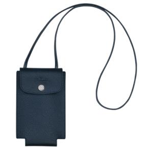 Puzdro na Mobil Longchamp Le Pliage Green Kozene Damske Modre | TMSEOF504