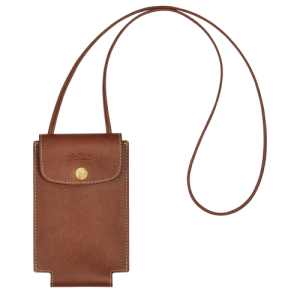 Puzdro na Mobil Longchamp Le Pliage Original Kozene Panske Hnede | MHPDIX902