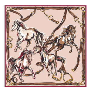 Silk Scarves Longchamp Fall-Zimná 2022 Podkategória Silk Damske Ruzove | XHMNVG431