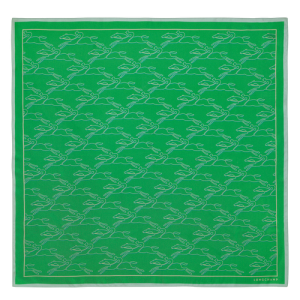Silk Scarves Longchamp Fall-Zimná 2022 Podkategória Silk Damske Zelene | ZVFOYT475