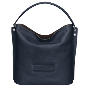 Taška Cez Rameno Longchamp 3D Kozene Damske Modre | LODUXZ047