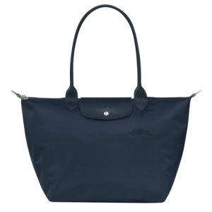 Taška Cez Rameno Longchamp Le Pliage Green L Platene, Recycled canvas Damske Modre | CTPRWQ251