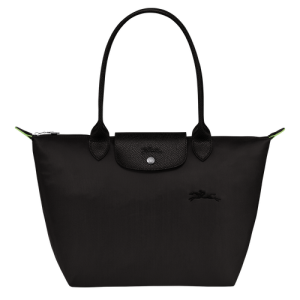 Taška Cez Rameno Longchamp Le Pliage Green S Platene, Recycled canvas Damske Čierne | DJZLYU358