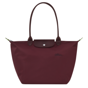 Taška Cez Rameno Longchamp Le Pliage Green L Platene, Recycled canvas Damske Červené | HDKXVC429