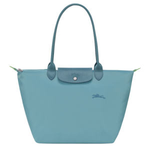 Taška Cez Rameno Longchamp Le Pliage Green L Platene, Recycled canvas Damske Modre | OIJSHZ207