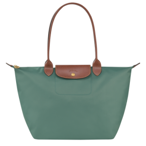 Taška Cez Rameno Longchamp Le Pliage Original L Platene, Recycled canvas Damske Zelene | PBDUYL097