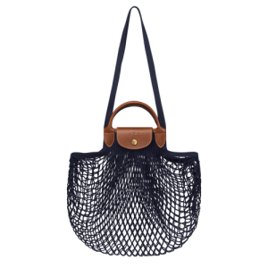 Taška Cez Rameno Longchamp Le Pliage filet Platene Damske Modre | KULWHF421