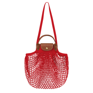 Taška Cez Rameno Longchamp Le Pliage filet Platene Damske Červené | OBJGLH386