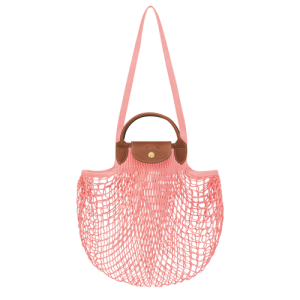 Taška Cez Rameno Longchamp Le Pliage filet Platene Damske Ruzove | PJUEZB021
