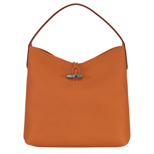 Taška Cez Rameno Longchamp Roseau Essential Kozene Damske Oranžové | CJZLAQ304