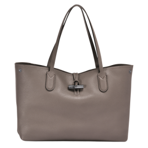Taška Cez Rameno Longchamp Roseau Essential Kozene Damske Siva | GORYVT286