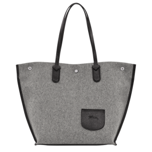 Taška Cez Rameno Longchamp Roseau Essential L Platene Damske Siva | KBZYVQ082