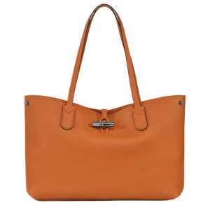 Taška Cez Rameno Longchamp Roseau Essential Kozene Damske Oranžové | UIQADY678
