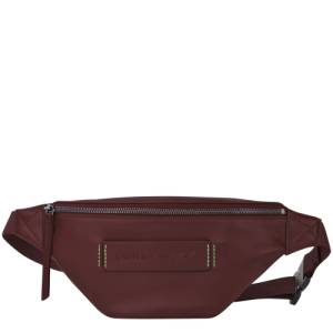 Taška Na Opasok Longchamp 3D Kozene Damske Červené | AUTZCJ840