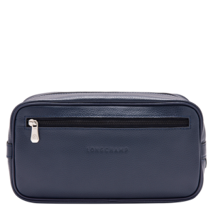 Toaletné Tašky Longchamp Le Foulonné Kozene Panske Modre | ATWKOU543